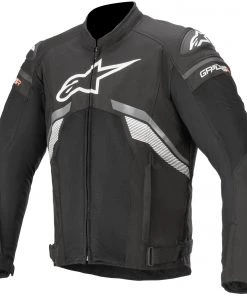 Alpinestars Men’s T-GP Plus R V3 Airflow Black, Grey And White Textile Jacket Motorcycle Jackets