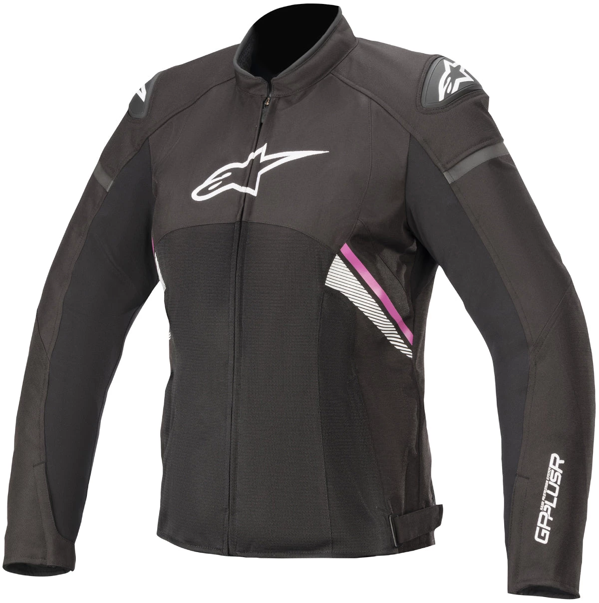 Alpinestars Women’s Stella T-GP Plus R V3 Airflow Black, White And Fuchsia Textile Jacket Motorcycle Jackets
