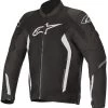 Motorcycle Jackets Alpinestars Men’s Viper V2 Air Black And White Textile Jacket