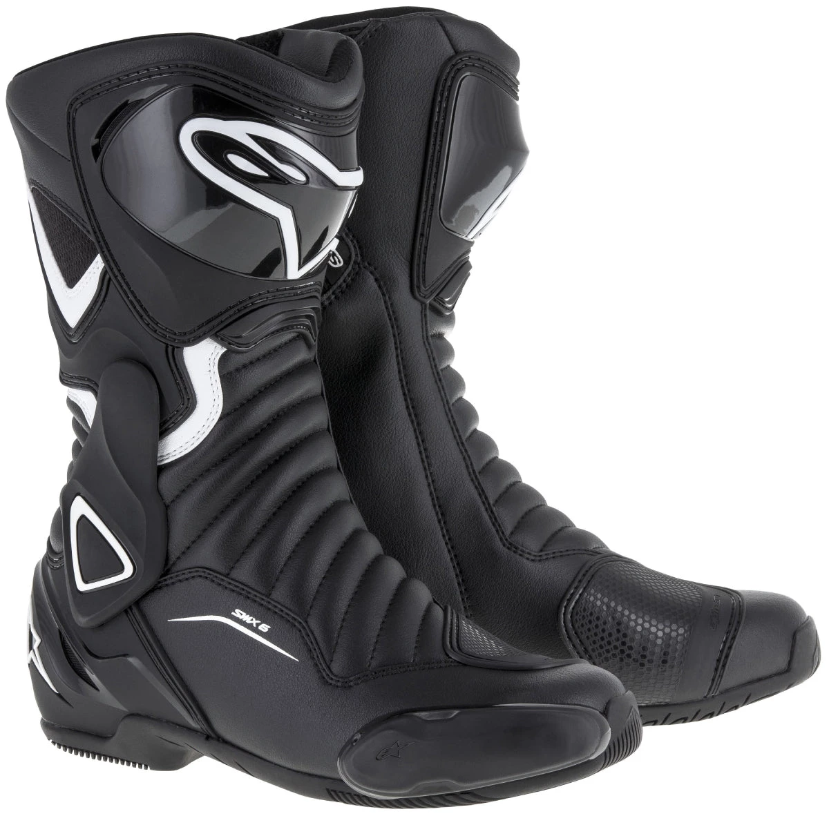 Riding Gear Alpinestars Women’s Stella SMX-6 V2 Vented Black And White Boots