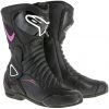 Alpinestars Women’s Stella SMX-6 V2 Vented Black, Fuchsia And White Boots Riding Gear