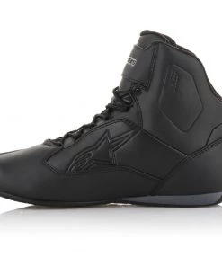 Alpinestars Women's Stella Faster-3 Drystar Black And Silver Riding Shoes Riding Gear