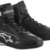 Alpinestars Men’s Faster-3 Black Riding Shoes Riding Gear