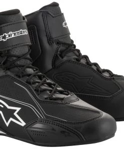 Alpinestars Men’s Faster-3 Black Riding Shoes Riding Gear