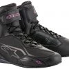 Alpinestars Women’s Stella Faster-3 Black And Fuchsia Riding Shoes Riding Gear
