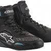 Alpinestars Women’s Stella Faster-3 Rideknit Black And Teal Riding Shoes