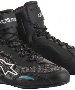 Alpinestars Women’s Stella Faster-3 Rideknit Black And Teal Riding Shoes