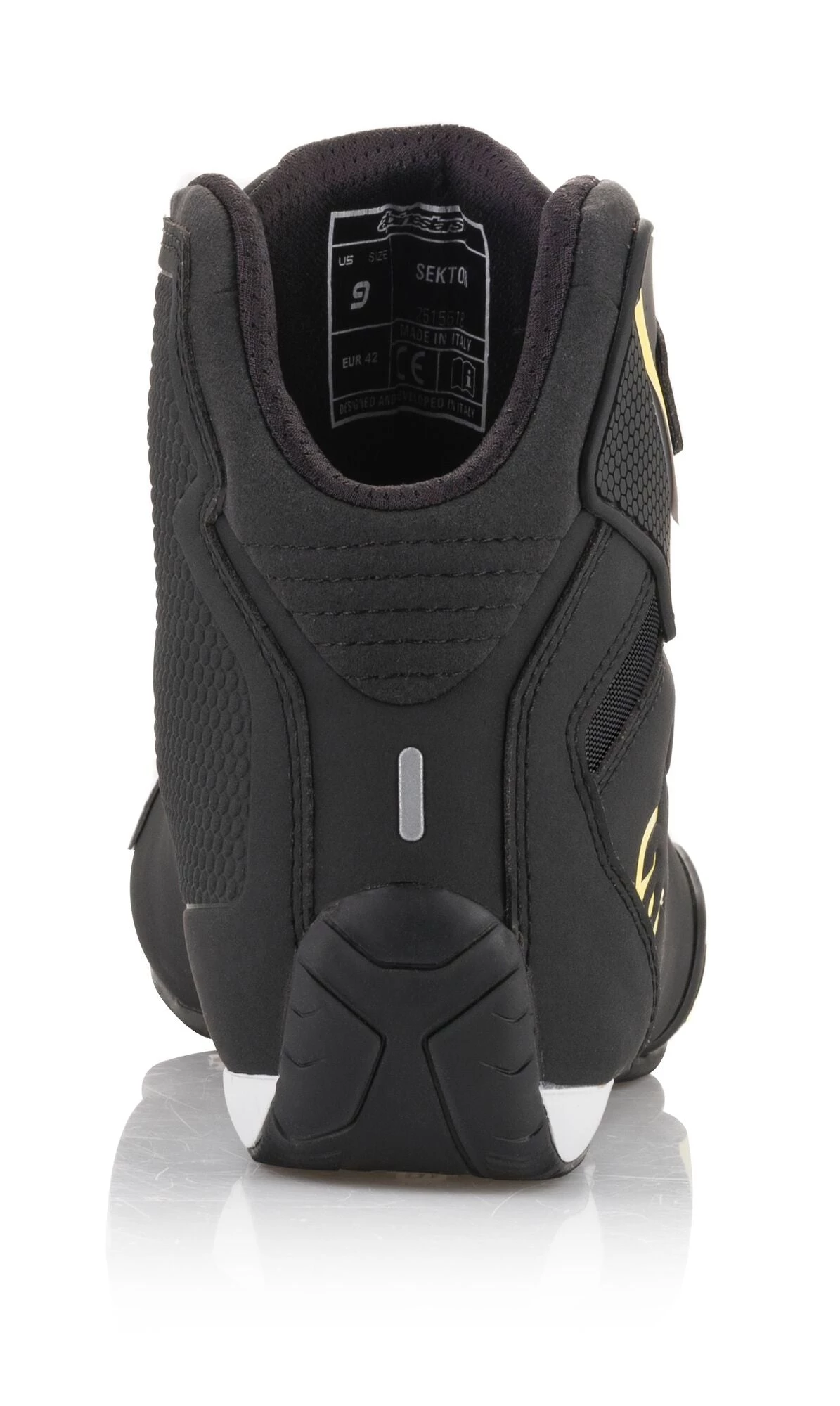 Alpinestars Men’s Sektor Black Riding Shoes Riding Gear