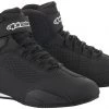 Alpinestars Men’s Sektor Vented Black Riding Shoes Riding Gear