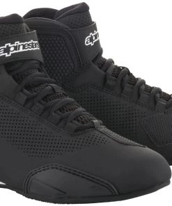 Alpinestars Men’s Sektor Vented Black Riding Shoes Riding Gear