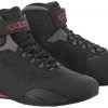 Riding Gear Alpinestars Men’s Sektor Vented Black, Grey And Red Riding Shoes
