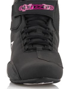 Riding Gear Alpinestars Women’s Stella Sektor Black And Fuchsia Riding Shoes