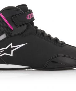Riding Gear Alpinestars Women’s Stella Sektor Black And Fuchsia Riding Shoes