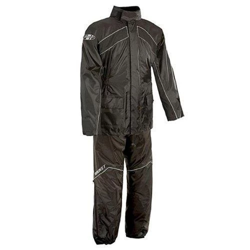 Joe Rocket 'RS-2' Mens Black Rain Suit Riding Gear