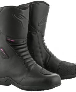 Riding Gear Closeout-Alpinestars Women’s Stella Andes V2 Drystar Black And Fuchsia Boots