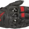 Riding Gear Alpinestars Men’s Celer V2 Black And Fluorescent Red Gloves