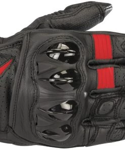 Riding Gear Alpinestars Men’s Celer V2 Black And Fluorescent Red Gloves