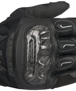 Alpinestars Men’s SMX-2 Air Carbon V2 Black Gloves Riding Gear