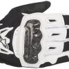 Riding Gear Alpinestars Men’s SMX-2 Air Carbon V2 Black And White Gloves