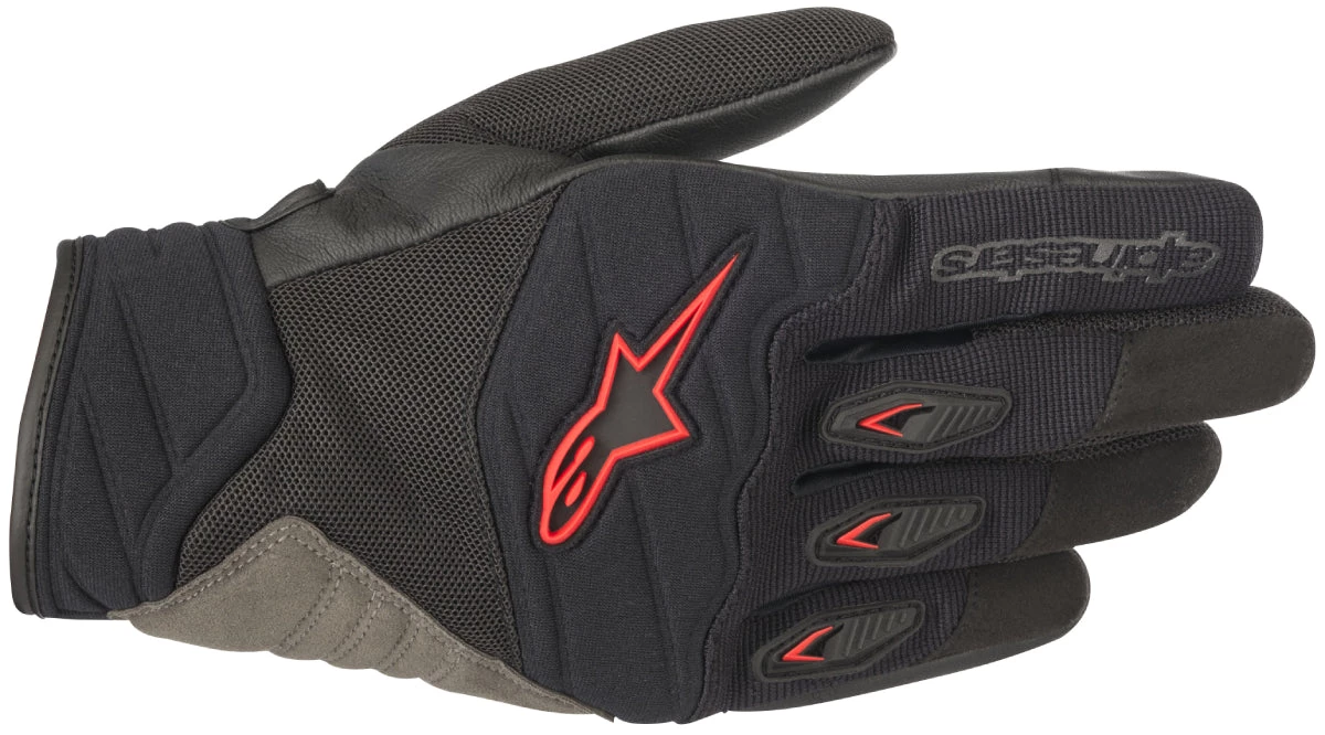 Alpinestars Men’s Shore Black And Red Gloves