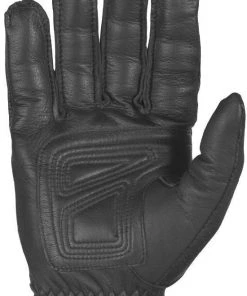 Fly Racing'Rumble' Thin Black Leather Gloves Riding Gear