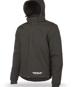 Fly Racing Men's Black Armored Tech Hoody Riding Gear
