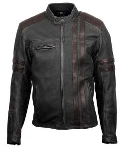 Scorpion EXO Scorpion 1909 Men's Black Leather Jacket Motorcycle Jackets