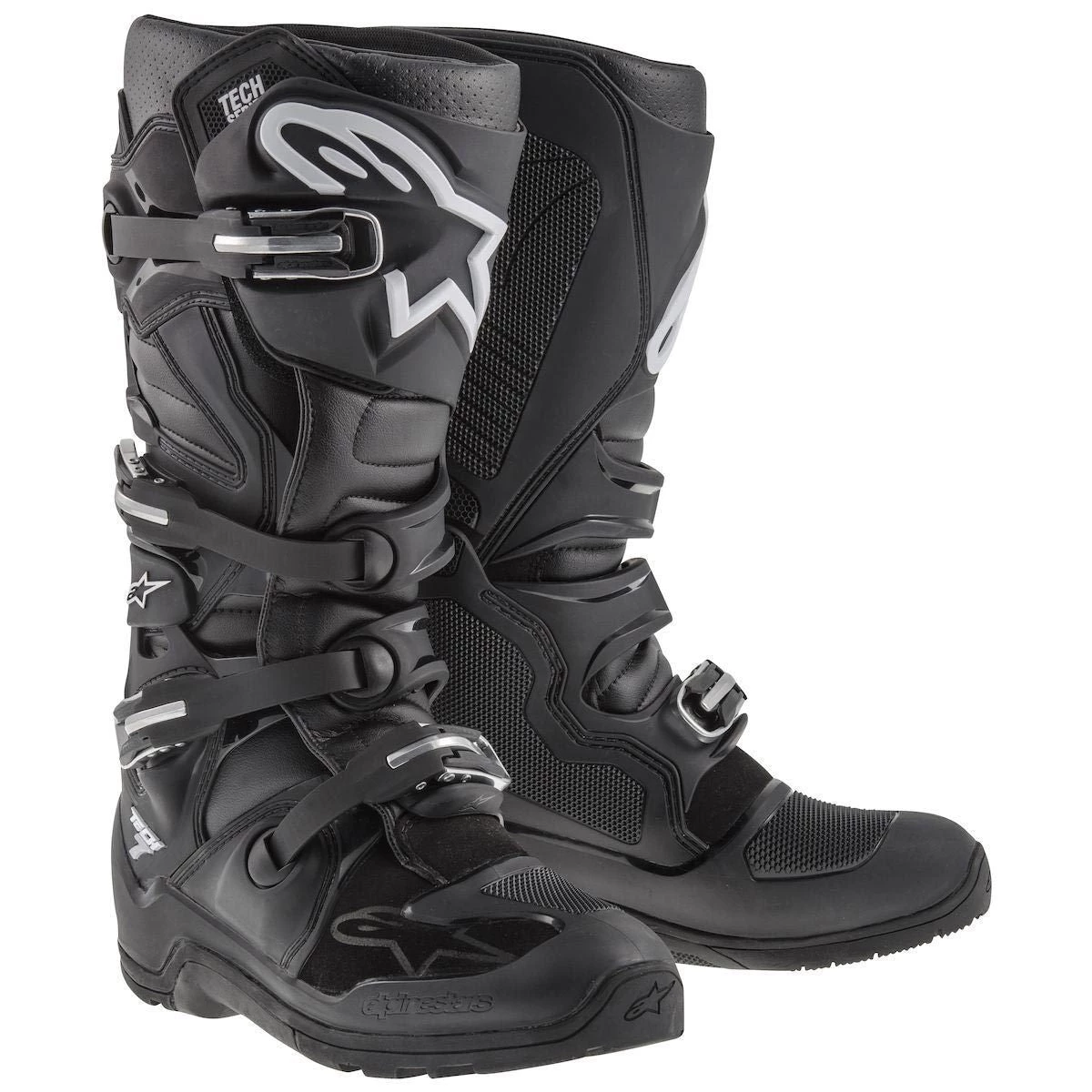 Riding Gear Alpinestars Tech 7 Enduro Men's Black Motocross Boots