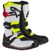 Alpinestars Tech-T Men's White/Red/Yellow/Black Motocross Boots Riding Gear