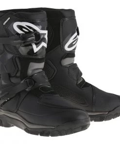 Riding Gear Alpinestars Belize Drystar Men's Black Motorcycle Boots