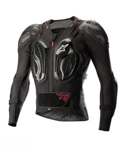 Alpinestars Bionic Action Men's Black/Red Protective Motocross Jacket