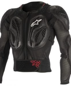 Alpinestars Bionic Action Youth Black/Red Protective Motocross Jacket Kid's Gear
