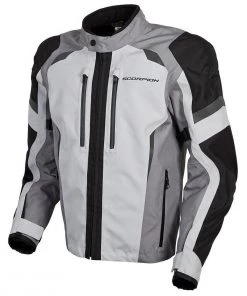 Scorpion EXO Motorcycle Jackets Scorpion Optima Men's Grey Textile Jacket