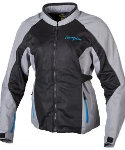 Scorpion EXO Motorcycle Jackets Closeout-Scorpion Maia Women's Grey Mesh/Textile Jacket With Armor