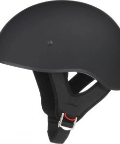 Closeout-GMax GM65 Naked Flat Black Half Helmet Riding Gear