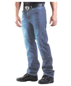 Motorcycle Pants & Chaps Closeout-Drayko Mens Blue Drift Riding Jeans