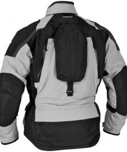 Firstgear'Kathmandu' Mens Black/Gray Textile Jacket Mesh & Textile