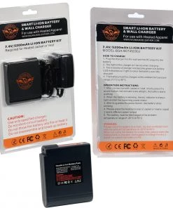 Riding Gear Nexgen Heat Men's Nxm1602set-'Riffraff' Black, Grey/Red Heated Flannel Long Sleeve Shirt (Rechargeable Battery Pack Included)