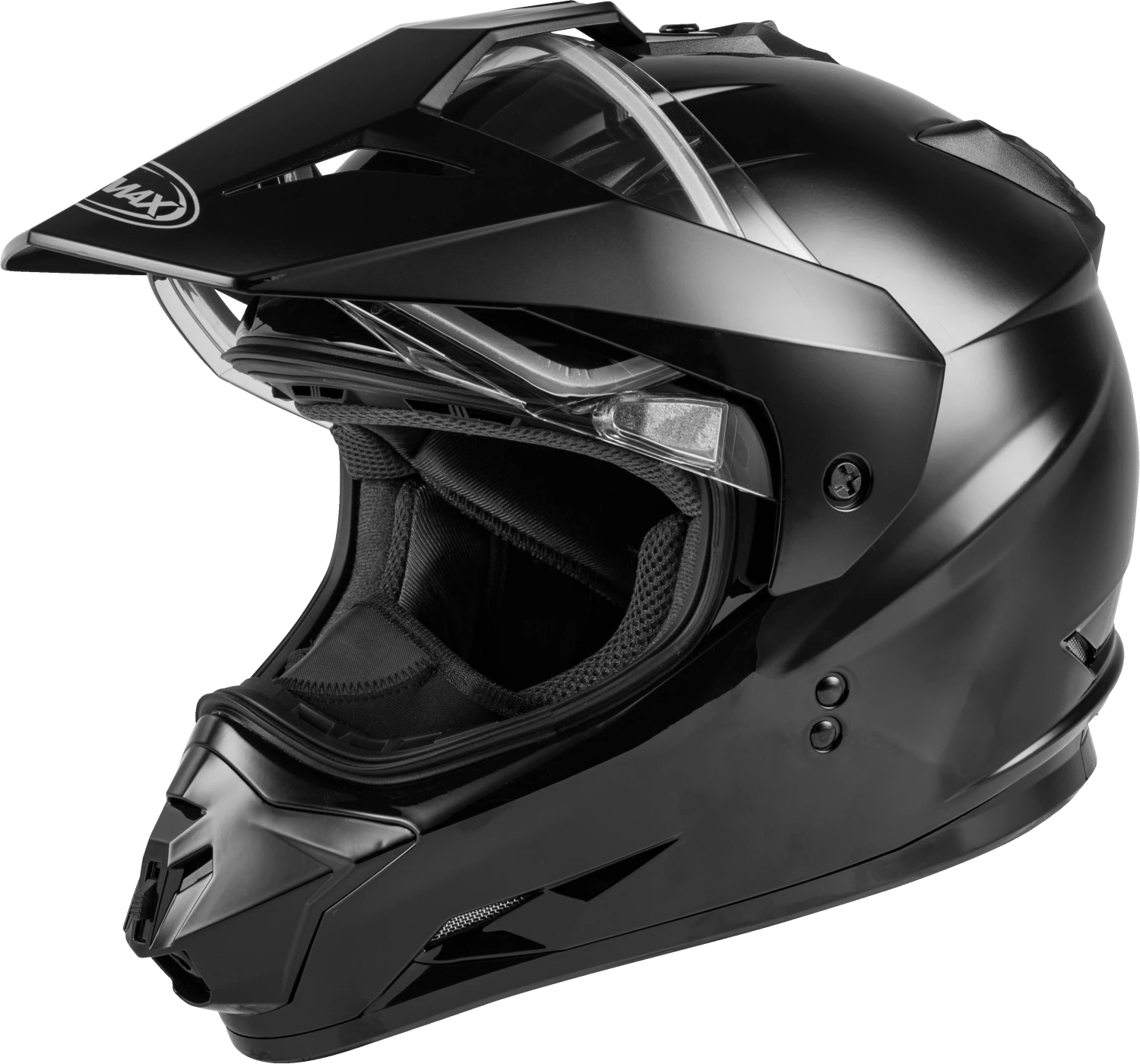 Gmax 72-7120 GM-11S Dual-Sport Snow Helmet Black