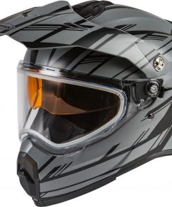 Gmax 72-7217 AT-21S'Adventure Epic' Snow Helmet Matte Grey/Black Riding Gear