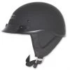 Riding Gear Zox ST-225B 'Alto Custom' Matte Black Motorcycle Half Helmet
