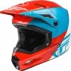 Riding Gear Fly Racing 73-8632S Kinetic Straight Edge Helmet Red/White/Blue
