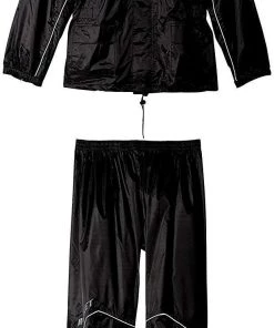 Joe Rocket 'RS-2' Mens Black Rain Suit Riding Gear