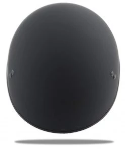 Closeout-GMax GM65 Naked Flat Black Half Helmet Riding Gear