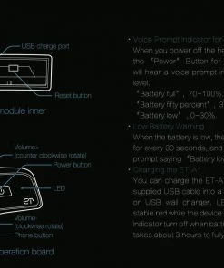 Hawk Helmets Riding Gear Hawk H7000 Glossy Black Modular Motorcycle Helmet With Blinc Bluetooth