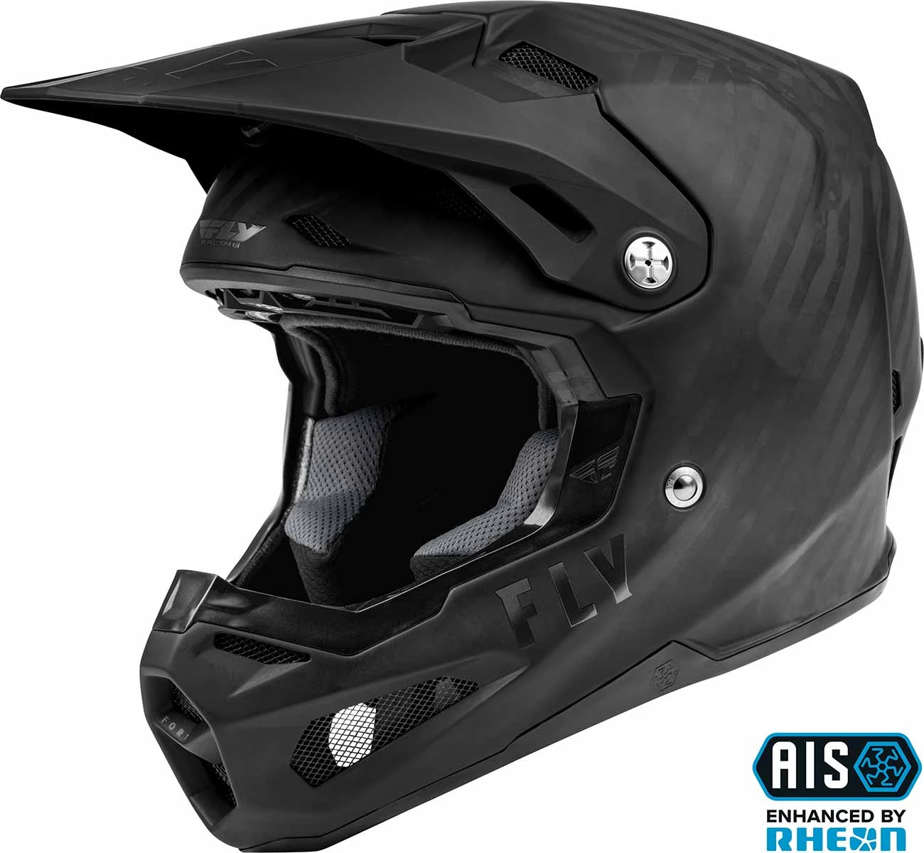 Fly Racing 73-4429 Formula Carbon Solid Helmet Matte Black Carbon Riding Gear