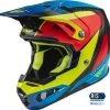Fly Racing 73-4433 Formula Carbon Prime Helmet Hi-Vis/Blue/Red