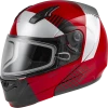Gmax 72-5931 MD-04S 'Reserve' Modular Snow Helmet Red/Silver/Black