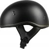 Riding Gear Highway 21.357 Solid Matte Black Half Helmet