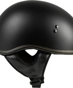 Riding Gear Highway 21.357 Solid Matte Black Half Helmet